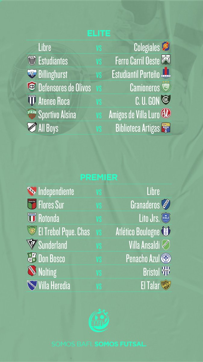 bafi_futsal's tweet photo. Así será la programación del Femenino para la fecha que se viene! 
#somosbafi #somosfutsal
😍👇 https://t.co/wmGTGiFcts