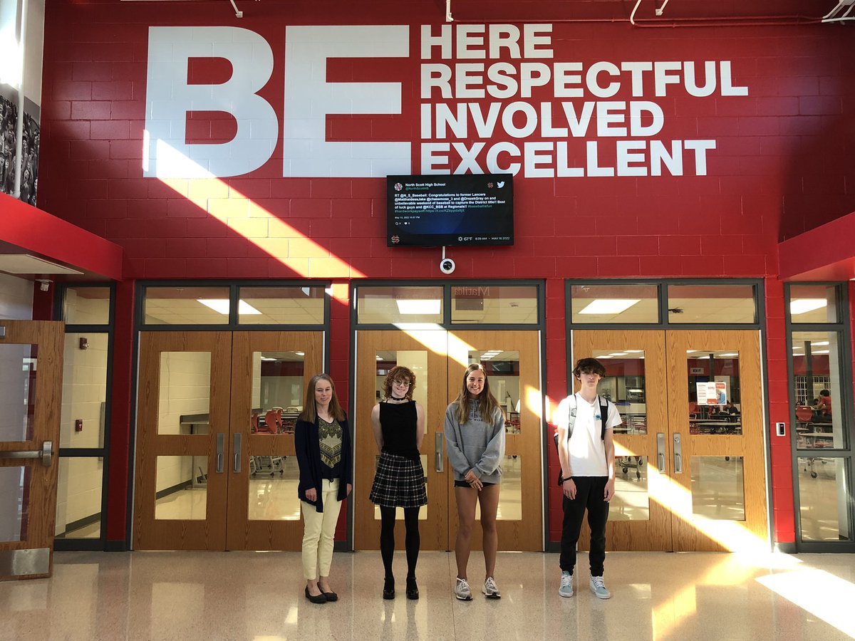 Congratulations to this week’s Lancer Way Winners! Staff Member, Caroline Bauer and students, Athena Nelson, Ella Kuesel, Logan Rettig and Lukas Fenn (not pictured). Way to go everyone!