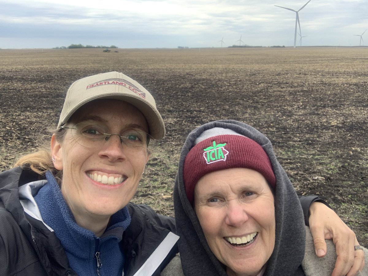 agronomistruth's tweet photo. Seeding CRP in #Iowa today. Blustery but promising. #conservation  #futurepheasanthabitat #alwaysraining #funnyfaces https://t.co/iuSc0wUvaE