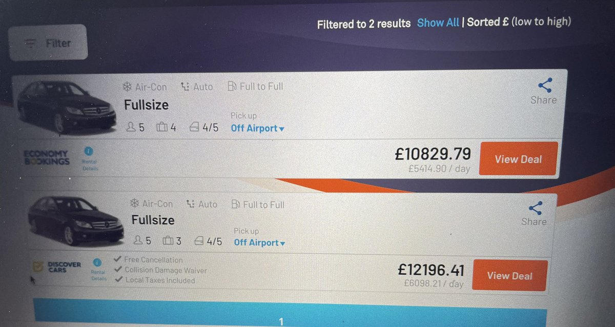 srjeffares's tweet photo. I presume this means an actual sized car. Renting at Dublin airport is pretty pricey right now. https://t.co/FjqbmGhzXd