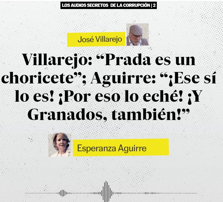 el_pais's tweet photo. La expresidenta madrileña Esperanza Aguirre asumió en 2014 ante el comisario de policía que los principales miembros de su Gobierno eran corruptos https://t.co/RQr2AXgHYh https://t.co/3Q0ErdW4Pe
