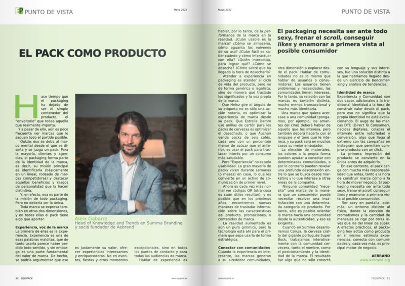 AebrandORG's tweet photo. ¡Gracias! Elena González @equi_pack  @infoedita El pack como producto👉@agabarre @summabranding #SocioAebrand #Branding #Packaging https://t.co/x9RBKSP7gy