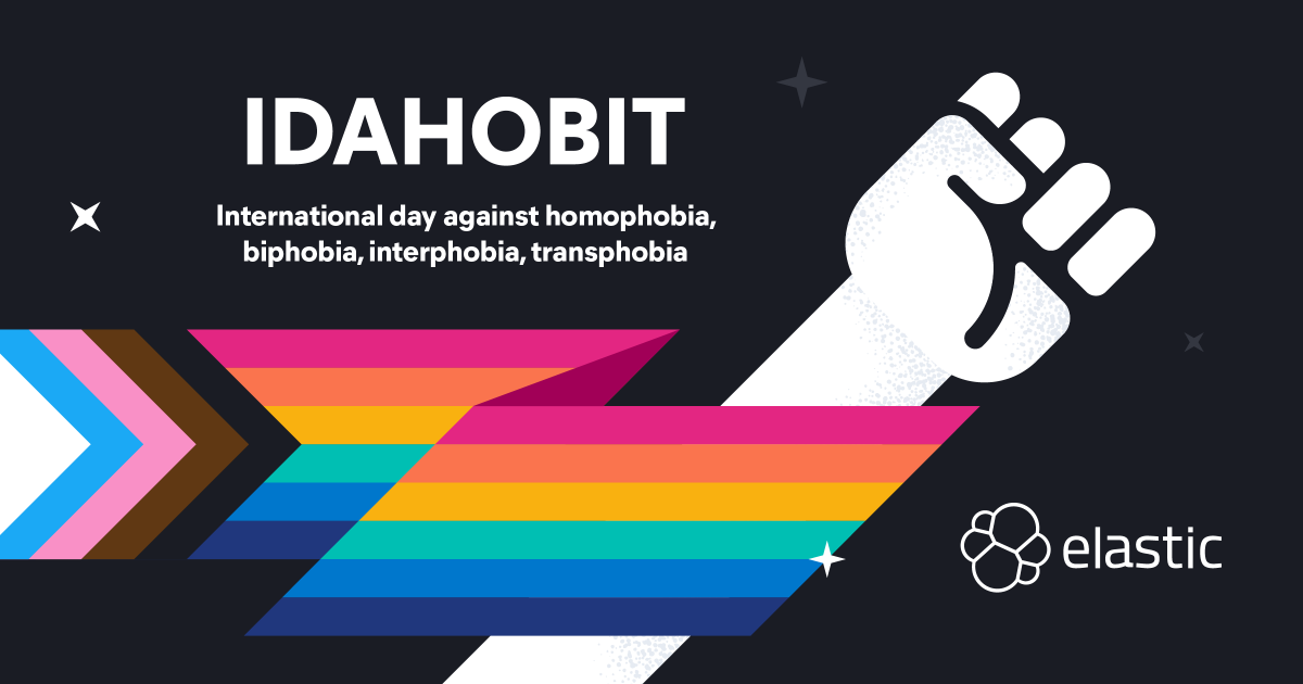 elastic's tweet photo. Building empathy to create a safer and more accepting work environment is part of our Source Code.

“It’s inspiring to see our leadership team take seriously how they act, advocate, and protect our ability to come as we are.” — Cory Fairchild, Rainbow Stack ERG member.

#IDAHOBIT https://t.co/b1LbnhvM5U