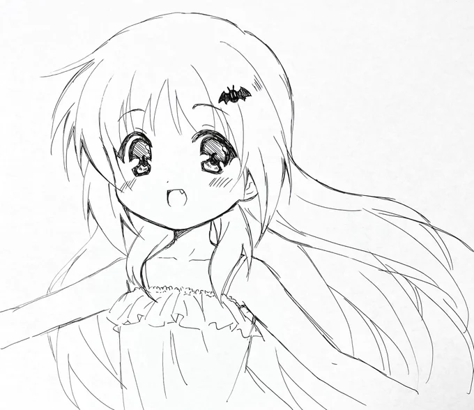 今週のかぎなどもクドが可愛かったという気持ちでアナログボールペンチャレンジ。わふー。 