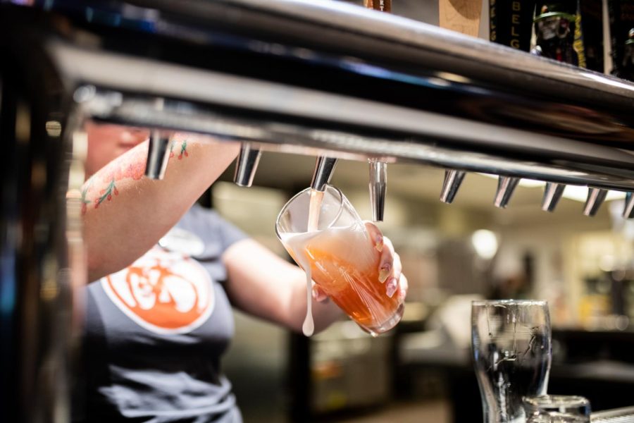 CSUCollegian's tweet photo. ICYMI: Since 1969, the Ramskeller Pub & Grub has sold beer in CSU's Lory Student Center, and you can find beers brewed by students in the fermentation science and technology program on tap.
@samy_gentle_ #CSUCollegian #Ramskeller #FoCoBeer
https://t.co/VIwm2ZH8zA https://t.co/nZxHlbRM06