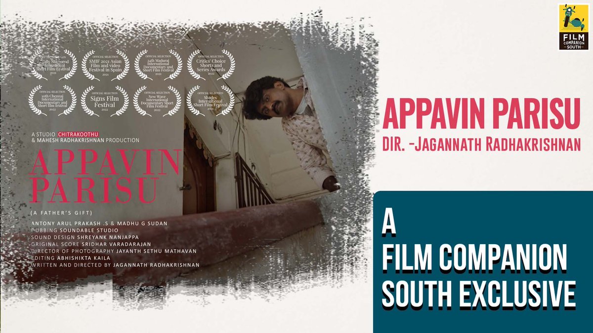 FCompanionSouth's tweet photo. We’re back with another amazing short film #AppavinParisu directed by #JagannathRadhaKrishnan. Watch this gem NOW, exclusively on our YouTube Channel!
https://t.co/Qf9tXLj1VX
@chitrakoothu @jagnnathRa @Aithihya 
#AntonyArulPrakash #ShortFilm #Exclusive #WatchNow #FCSouth https://t.co/4ge7jynycy