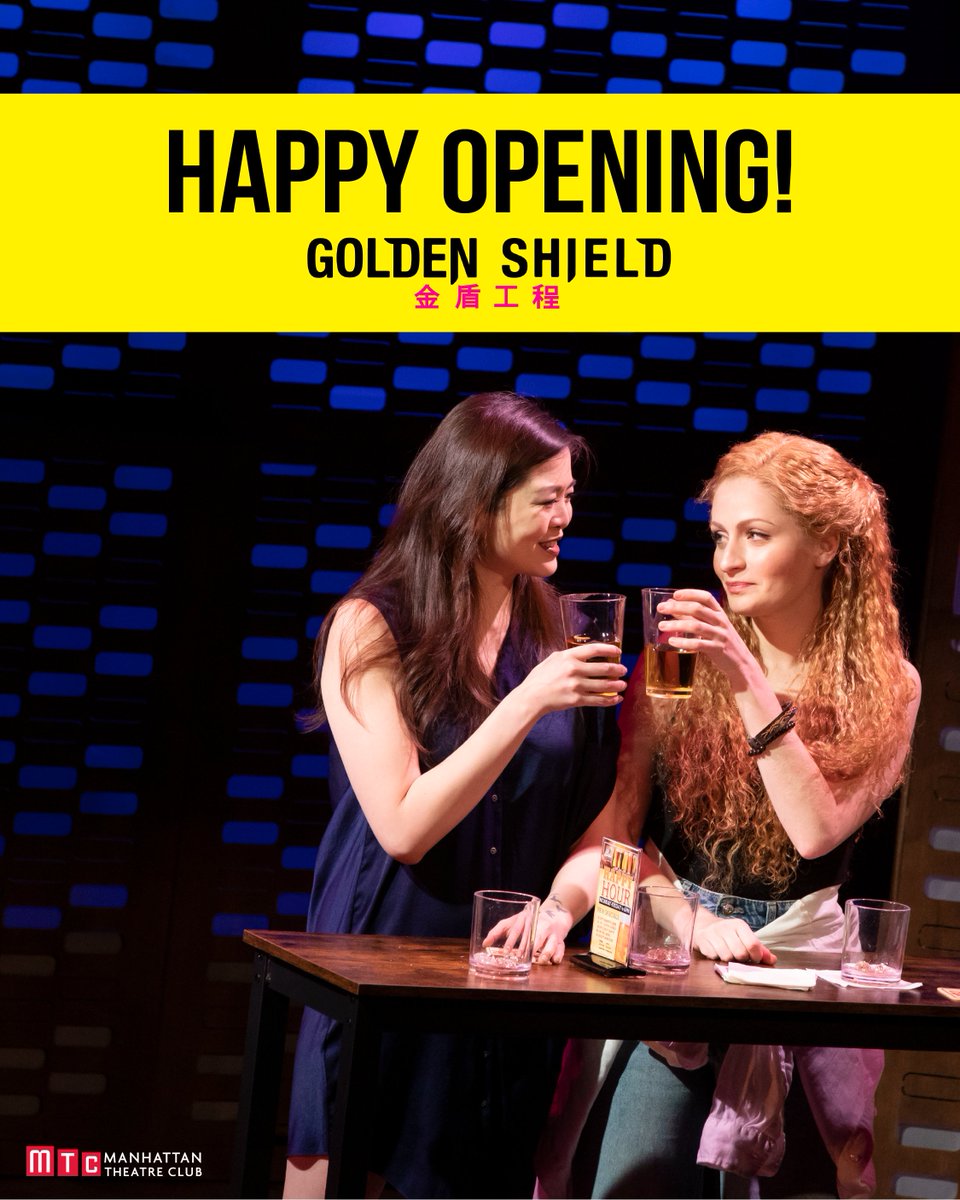 MTC_NYC's tweet photo. Wishing a happy opening to the cast, crew and creative team of #GoldenShieldPlay! Be sure to see this riveting new play about loyalties, intrigue and the delicate art of translation, now in performances.

For tickets, visit https://t.co/DtEuwhqAga

📷: Julieta Cervantes https://t.co/0EaDsPrIcO