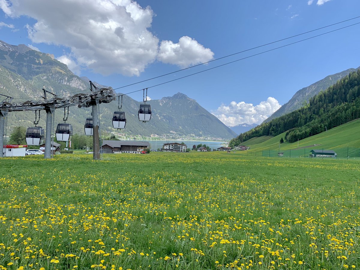 ohofillepetite's tweet photo. Achensee, Tyrol, Austria ช่วง Spring เมษา - พฤษภาคม แถวเทือกเขา Alp ดอกไม้บานเต็มไปหมด ขึ้นเป็นทุ่งสีเหลือง สีขาวทุกที่ อากาศกำลังดี ไม่ร้อนไม่หนาวจนเกินไป ยอดเขาสูงๆ ยังมีหิมะประปราย คือ สวย โรแมนติกไปหมดทุกที่จริงๆ ใครจะมาแถวนี้แนะนำ ช่วงเมษา พฤษภาคม เลยจ้า https://t.co/N0r5IppTJ3
