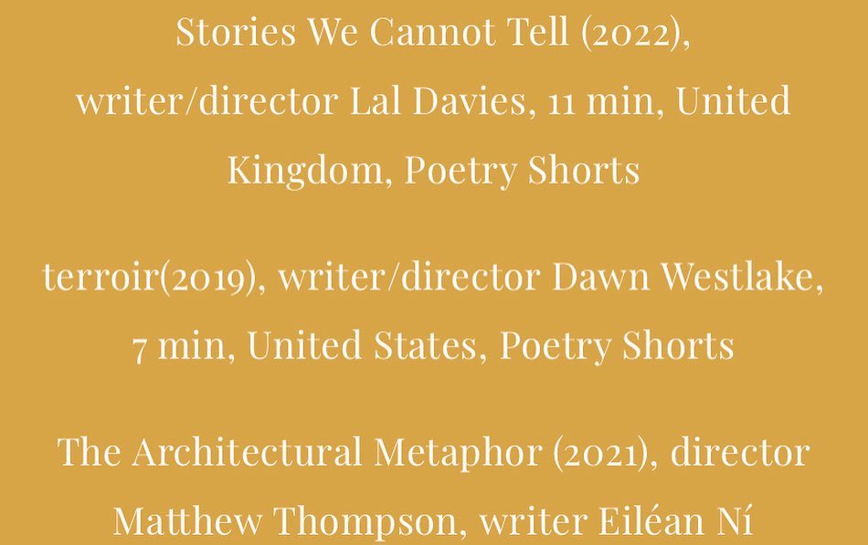 davies_lal's tweet photo. @bloomsdayfilmfestival June 11 - 23. Looking forward to seeing a programme v soon & meantime intrigued to see the list of all the other films selected Anyone fancy a trip to Dublin??🍀#poetryfilm #jamesjoyce #bloomsday #filmshort #filmfestival #femalefilmmaker #artistmovingimage https://t.co/FgAGotg7WL