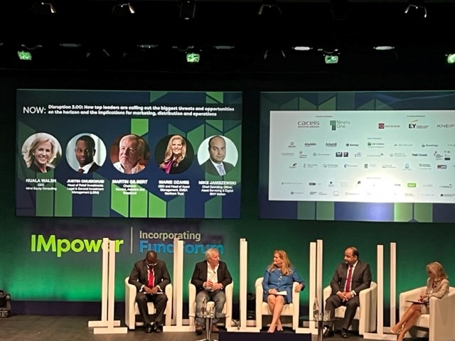 NTInvest's tweet photo. “For wealth and asset managers: If you do not like change, you will hate irrelevance. Be in front of your clients and their evolving needs.” – insightful advice from our EMEA Head Marie Dzanis at the IMpower Incorporating FundForum. A big thank you to #IMpower for having us! https://t.co/obuNPbP1bp