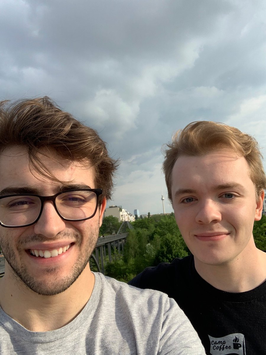 qftdrew's tweet photo. Enjoying my time in Berlin with my brother, despite having forgotten a shaving razor https://t.co/YCKRh6npJQ