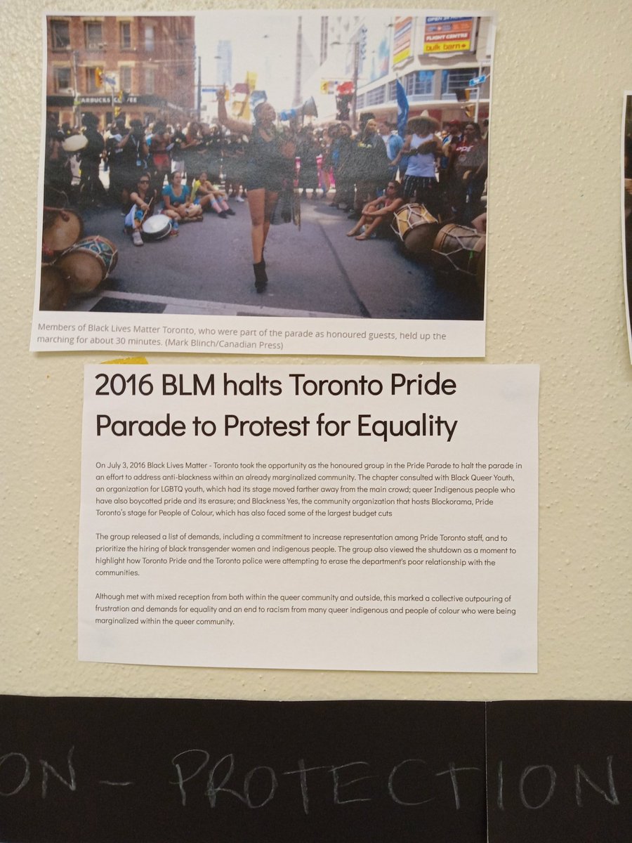 Montcalm_Q's tweet photo. Scenes from a Queer History Timeline @MontcalmCougars for International Day against Homophobia, Biphobia, Transphobia 2022. https://t.co/aCXxpLj98E
