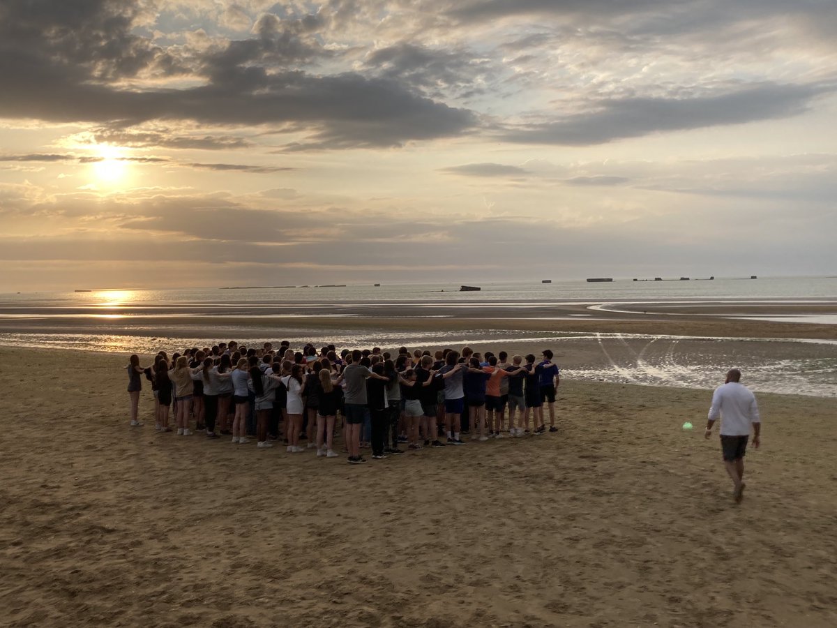 Newman_SJane's tweet photo. The  ☔️ cleared just in time for Bootcamp with Coach Nes - everyone will sleep well tonight 😴 #mslearns #normandy ⁦@ISB_MS⁩ https://t.co/VM6DRILpvJ