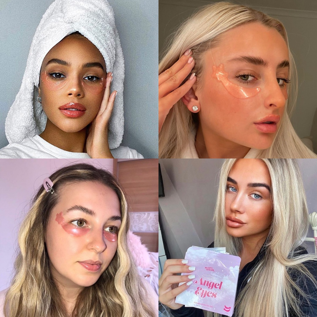 𝘼𝙣𝙜𝙚𝙡 𝙀𝙮𝙚𝙨 𝘽𝙖𝙗𝙚𝙨💕

What they do…​​​​​​​​​​​​​​​​
☁️De-puff ​​​​​​​​​​​​​​​​
💦Hydrate ​​​​​​​​​​​​​​​​
✨Brighten ​​​​​�