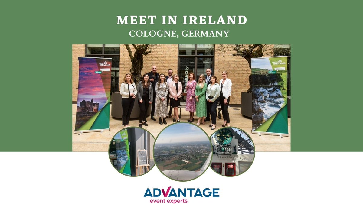 It was great to represent the #AdvantageTeam and #Ireland as an #incentive #destination abroad and in person again at a @MeetInIreland #Networking #Event meeting with German #MICE buyers in Cologne. #AdvantageEventExperts #Dublin #AdvantageDMC #IrelandExperts #BusinessTourism