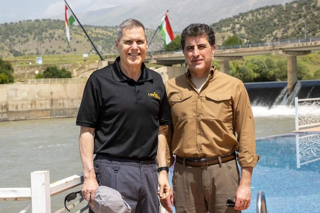 ademirhan's tweet photo. The #US #Ambassador of #Baghdad Matthew #Tueller with the #President of #Kurdistan #Nechirvan #Barzani in Rezan, #Barzan today. https://t.co/PwMjCaCny3