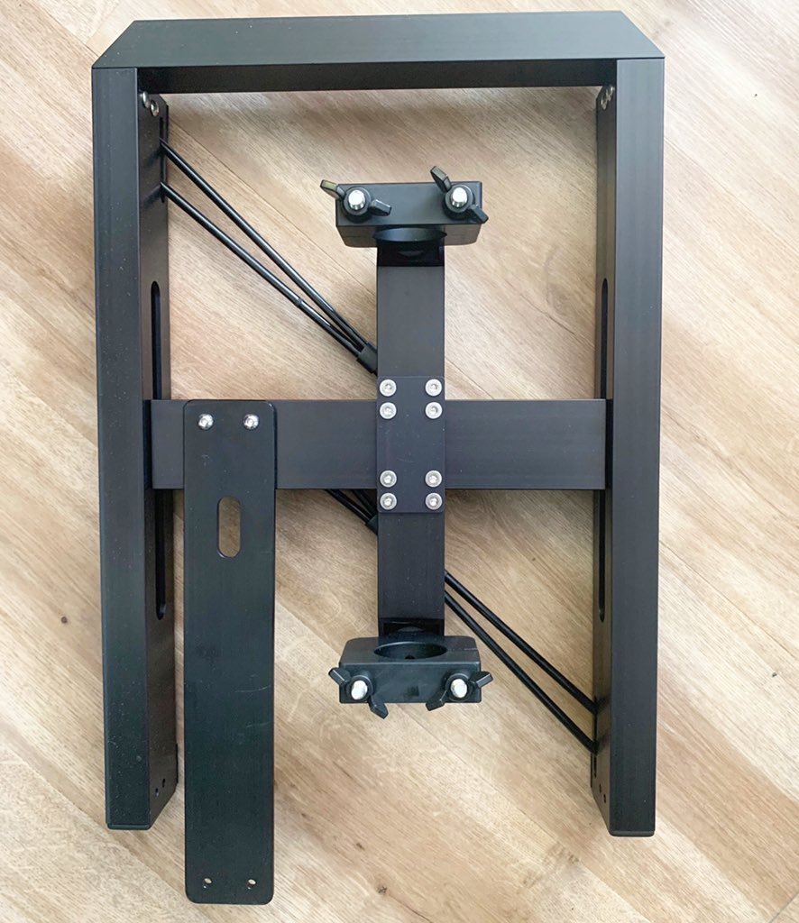 inside_ride's tweet image. This is what the E-FLEX base looks like, without the #Wahoo #smarttrainer mounted.  Installation is easy, and the footprint is quite small!

Photo: @zwiftinsider