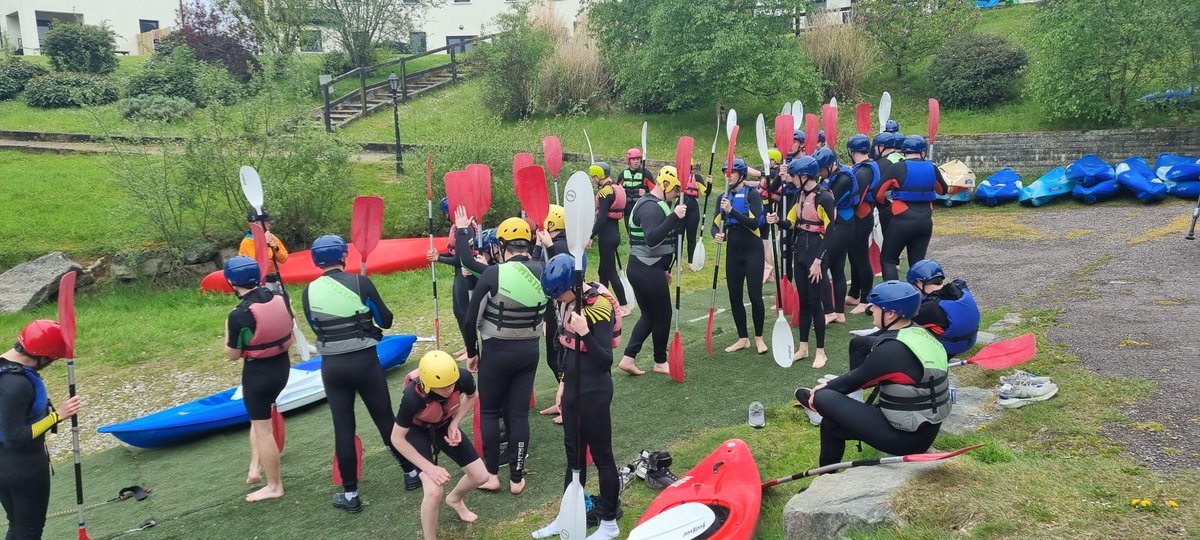 DeerparkCBS's tweet photo. TY students have just got back from their overnight trip to Ballyhass. Staff and students are both wrecked 😂#transitionyear #trips #teachers #cork #activities #fun https://t.co/MxFOq7MccY