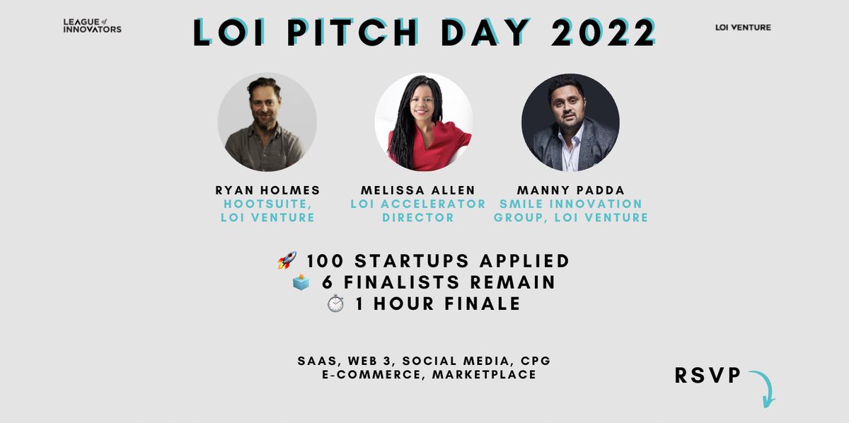 Manny Padda (@mannypadda) on Twitter photo Mark you calendars! On June 14 at 11am PST <a href="/loiventure/">Loiventure</a> X @Stonks_dot_com are collabing to bring you 6 unicorn pitches!🍿
Sharks: <a href="/invoker/">Ryan Holmes</a>/<a href="/MannyPadda/">Manny Padda</a>
Hype: <a href="/ali_moiz/">Ali Moiz</a>/@john_at_stonks
Hosts: <a href="/moneytalksmel/">Melissa Allen</a>/<a href="/joelshansen/">Joel Hansen</a>
RSVP: stonks.com/loi/loi-dd Mark you calendars! On June 14 at 11am PST <a href="/loiventure/">Loiventure</a> X @Stonks_dot_com are collabing to bring you 6 unicorn pitches!🍿
Sharks: <a href="/invoker/">Ryan Holmes</a>/<a href="/MannyPadda/">Manny Padda</a>
Hype: <a href="/ali_moiz/">Ali Moiz</a>/@john_at_stonks
Hosts: <a href="/moneytalksmel/">Melissa Allen</a>/<a href="/joelshansen/">Joel Hansen</a>
RSVP: stonks.com/loi/loi-dd