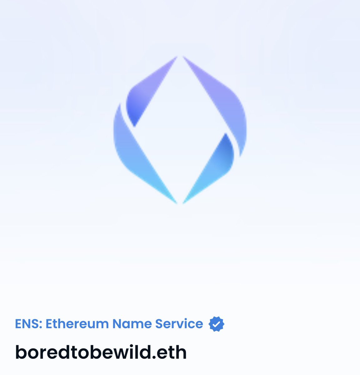 Well I went for it. New ENS name! GM #ENS