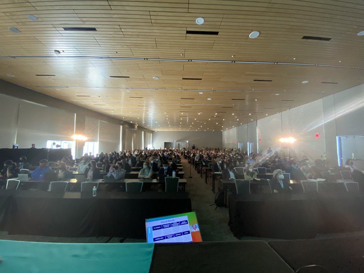 A view from my seat at the plenary session at the APHL 2022 Annual Conference. Looking forward to a great few days with colleagues from the public health labs. #aphl