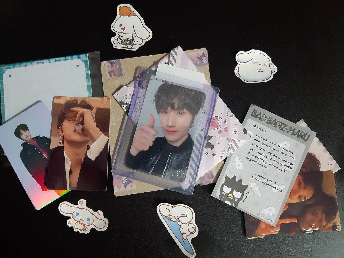 az_heureux's tweet photo. IT'S ALREADY 3AM BUT LOOK AT THIS! EVERYTHING ABOUT HERE IS PERFECTION!
I love how it is packed and there are also a lot of freebies. This is a small detail but I love the kuromi tape and envelope, I just love kuromi. π
THANK YOU SO MUCH @youngdo_0 π«Άπ»
#youngdofeedback
#POB https://t.co/8GEMhbA6u1