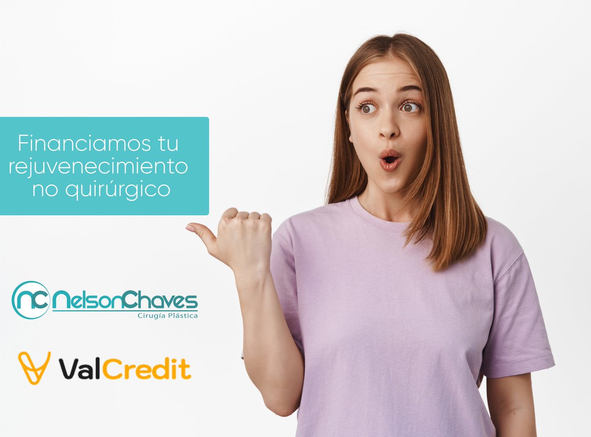 drnelsonchaves's tweet photo. Con ValCredit puedes financiar los procedimientos que desees realizarte conmigo, entre ellos el rejuvenecimiento no quirúrgico.

El rejuvenecimiento facial no quirúrgico es ideal para aquellos pacientes que no quieren ingresar al quirófano. https://t.co/yRddpfP32R