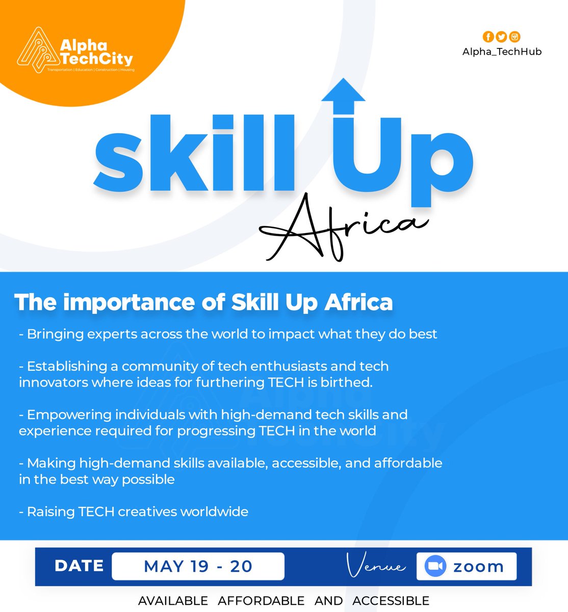 Alpha_TechHub's tweet image. Here's the importance of Alpha SkillUp Africa Program

You can't afford to miss this FREE class

Join us with this link now
chat.whatsapp.com/Hmoti31xuTL1BF…

#alpha_techhub
#education 
#mobilegraphics
#cryptocurrency