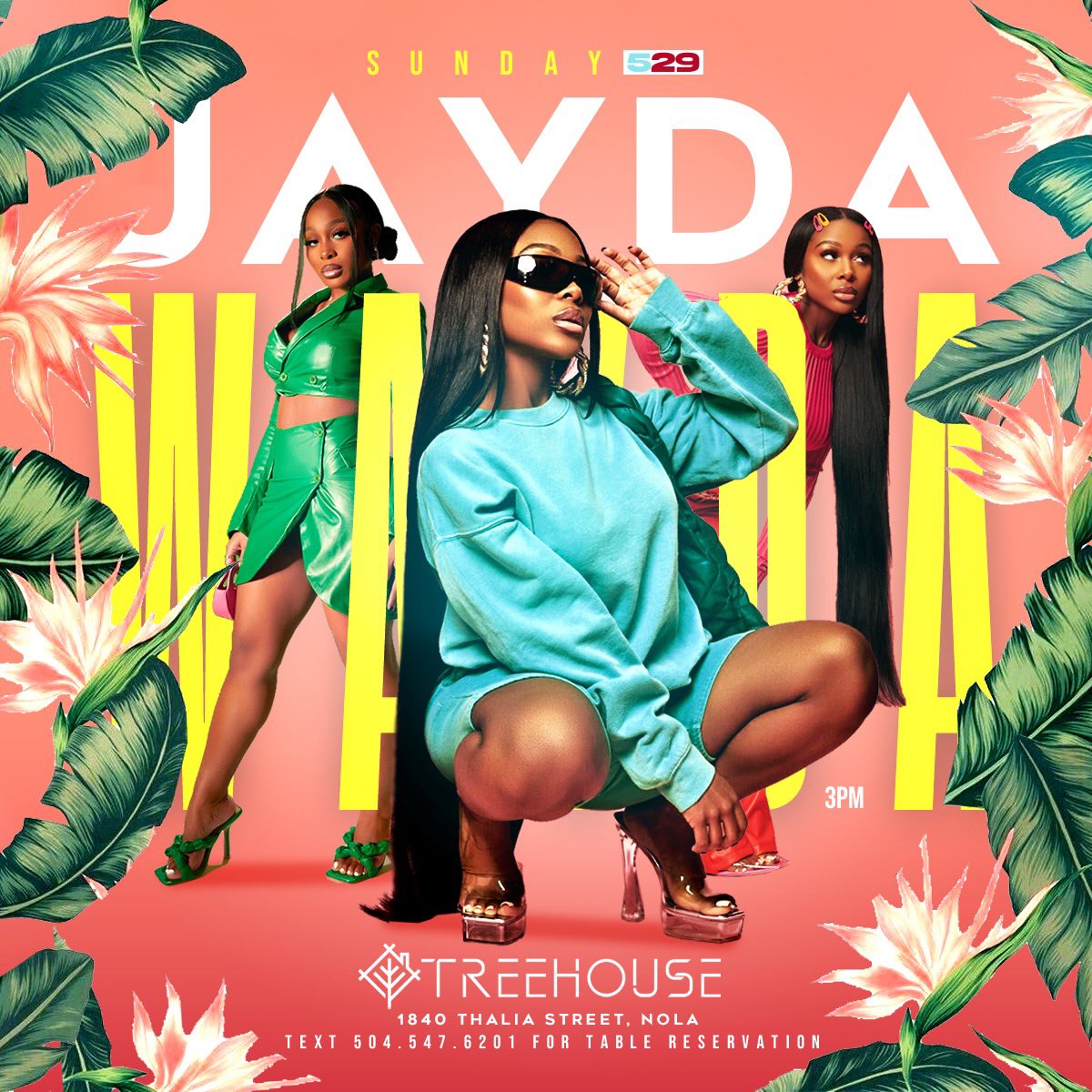 TreehouseNola's tweet photo. 🏆 Treehouse Turns 1 y/o #MemorialDayWeekend! Don’t miss the White Party Saturday + Jayda Wayda Sunday! This Is A Guaranteed Sell Out Weekend! Text to Book Your Sections TODAY 📲 504-547-6201 https://t.co/giaDLRO2O0