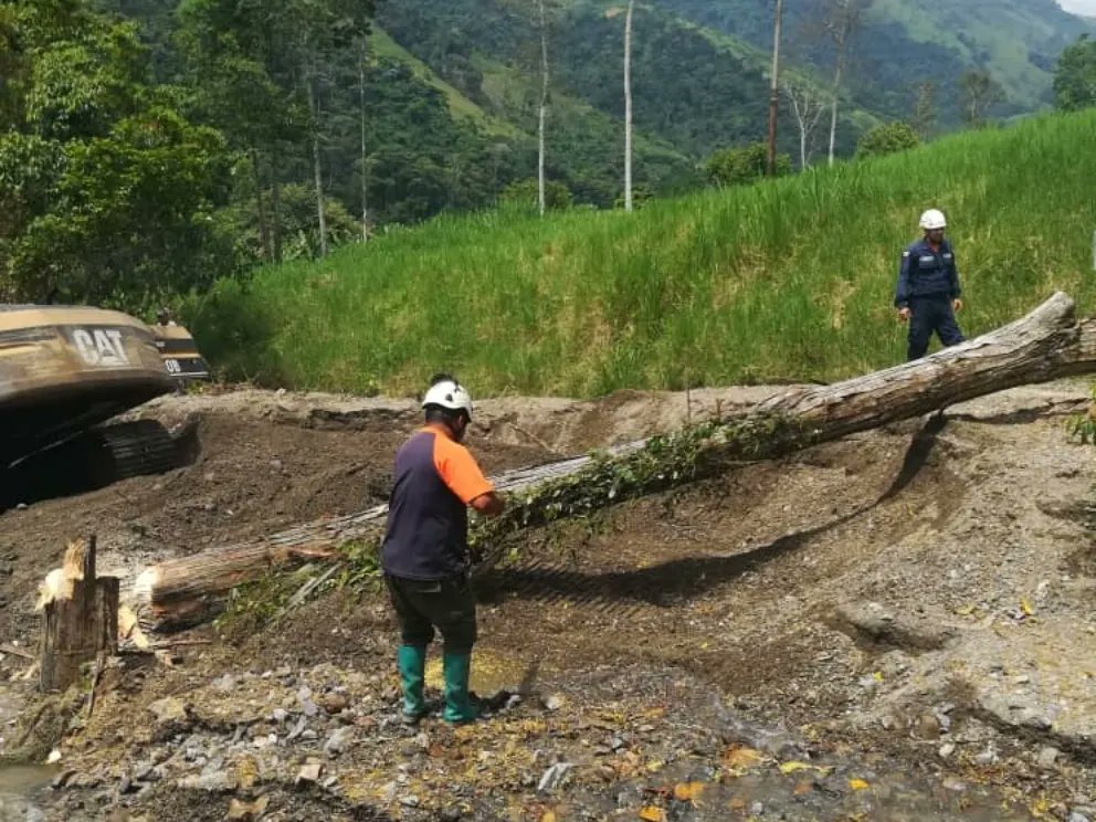 PC_MERIDA's tweet photo. 🚨PC Mocoties da respuesta a la comunidad, realizando control y contención de Individuos arboreos que colapsaron sobre el cauce de afluente hídrico causando represamiento, sector Villa Socorro.
#ZOEDANMERIDA
#PCMerida
#Merida
#MeridaNosUne
#Notimerida https://t.co/CiRXSkyWkX