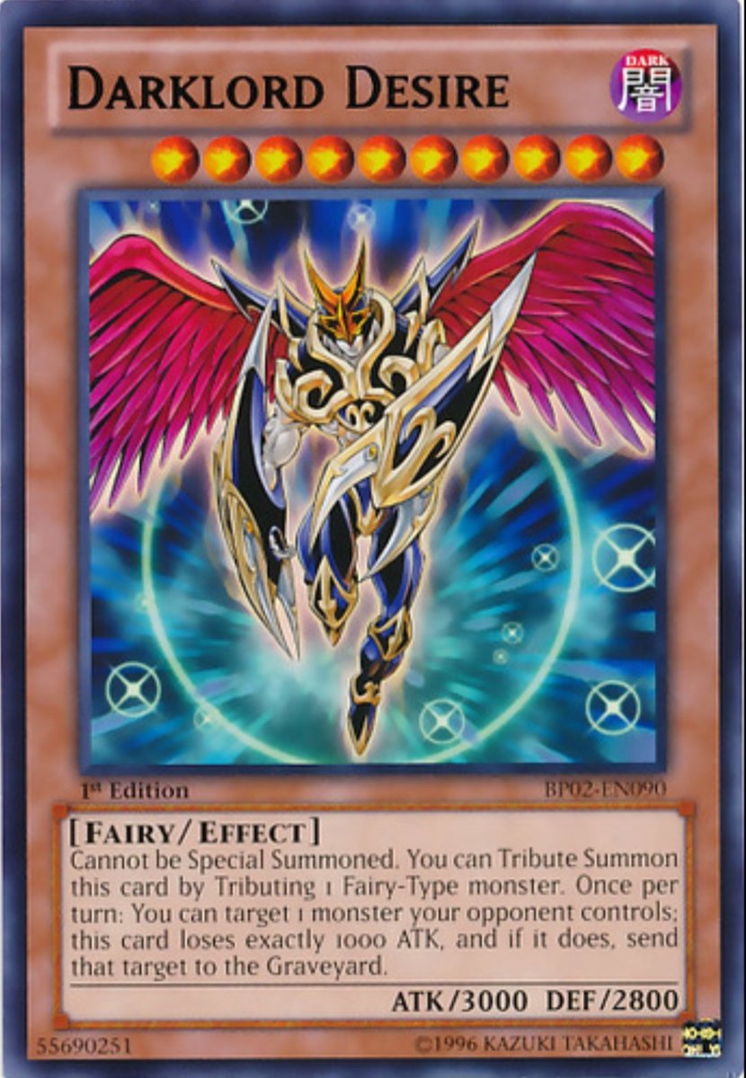 Leka96892835's tweet photo. @MBTYuGiOh Darklords were never meta, other than in DL. Ixchel is crazy, but is much easier to find in a 20 card deck. Also, Desire was played as a boss, even though it's trash in TCG. Still, the reason it was broken is abuse of Compensation skill before they changed it and killed the deck. https://t.co/Wu2nLqPD00