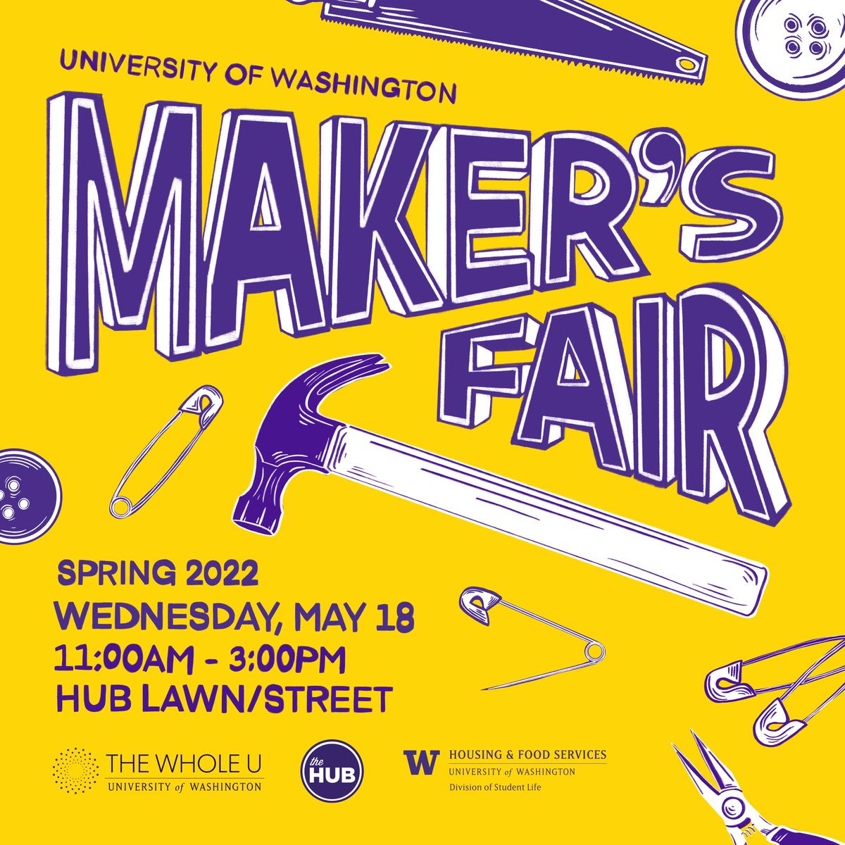 uw_chs's tweet photo. Happy Week 8 everyone!!!
The Maker's Fair is BACK for a spring edition. We will be at a table from 11 to 3 selling cards and wish bottles full of colorful stars. If you have any free time tomorrow feel free to stop by and say hi or help CHS raise funds by buying one of our items. https://t.co/ahU3iqYKci