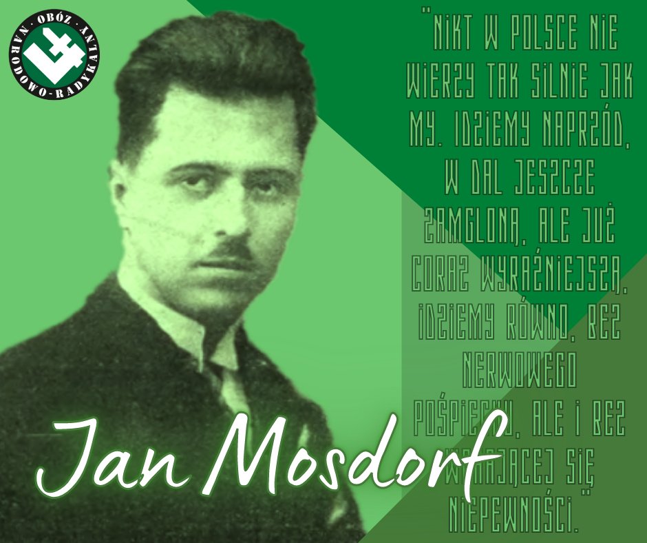 Wódz wszechczasów!

17 maja 1904 roku w Warszawie urodził się nasz Wódz Jan Mosdorf! 

Przykład do naśladowania!