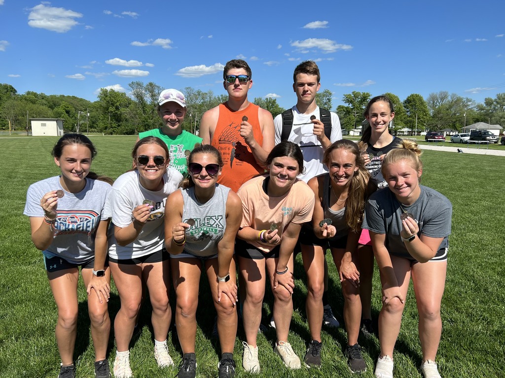 The Silex Track &amp; Field team members who qualified for State received their Sectional medals on Monday. front L to R: Emma Pickens, Madison Kuntz, Tayah Williams, Sarah Weatherford, Abagail Mooney, Karlie Ellis; back L to R: Maddy Hall, Jake Henry, Cole Fessler &amp; Rita Thoroughman