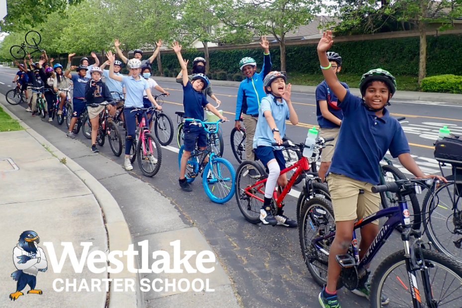 westlakecharter's tweet image. Our local north Natomas transportation organization Jibe is partnering with WCS to offer this awesome Bike Club! The program is free for students in grade 5, 6, and 7. This 10-session program focuses on riding in the neighborhood safely and having fun. #WCSJoyfulLearning