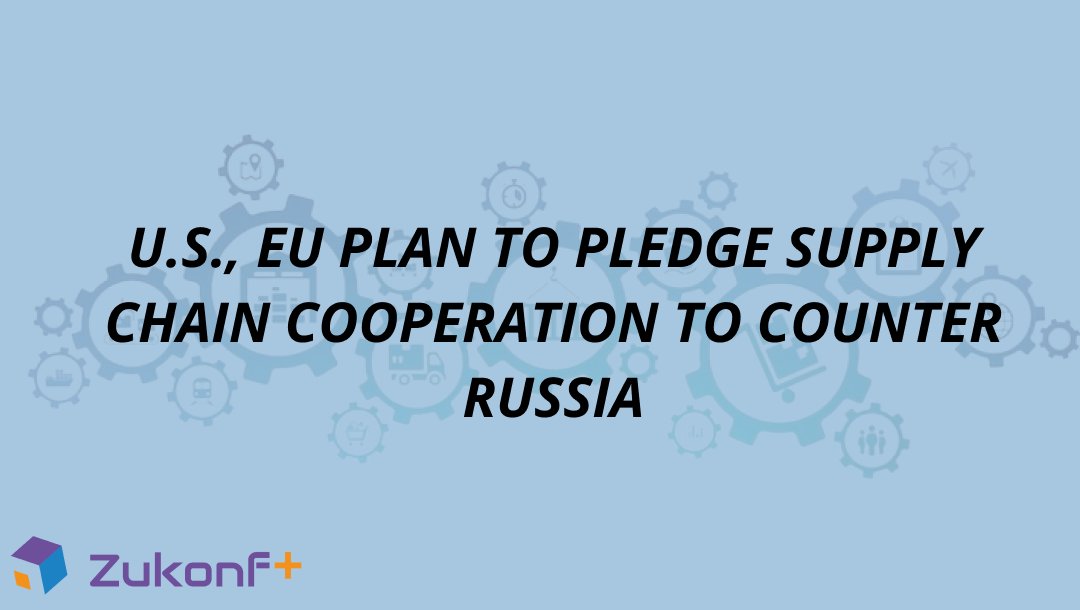 zukonft's tweet photo. The U.S. and European Union plan to keep addressing supply chain and other disruptions as they project a unified front against Russia when high-level officials meet starting Sunday to discuss cooperation on trade and technology issues in Paris.

https://t.co/fYhKvEam5e https://t.co/7XvASJKL6D