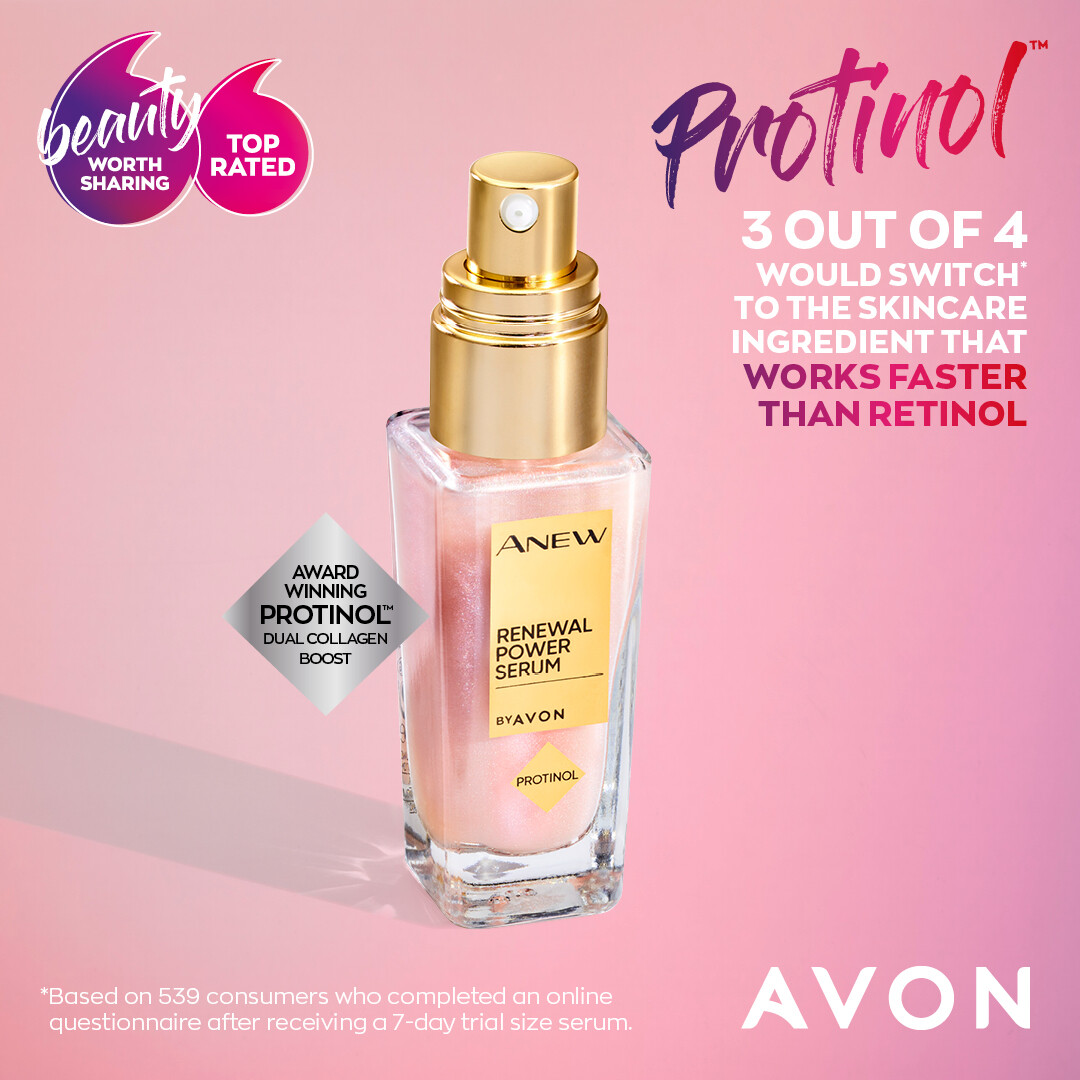 DebraAPusey's tweet photo. ⚡Protinol Power⚡
Anew Renewal Power Serum is supercharged with Protinol™ - experience 7 powerful skin benefits in 7 days.
https://t.co/lGgPbBhSU2
#Avon #Beauty #AvonBeauty #AvonSkincare #Skincare #SkincareOffers #Anew #Protinol #ProtinolTechnology https://t.co/d1qdj61iZj