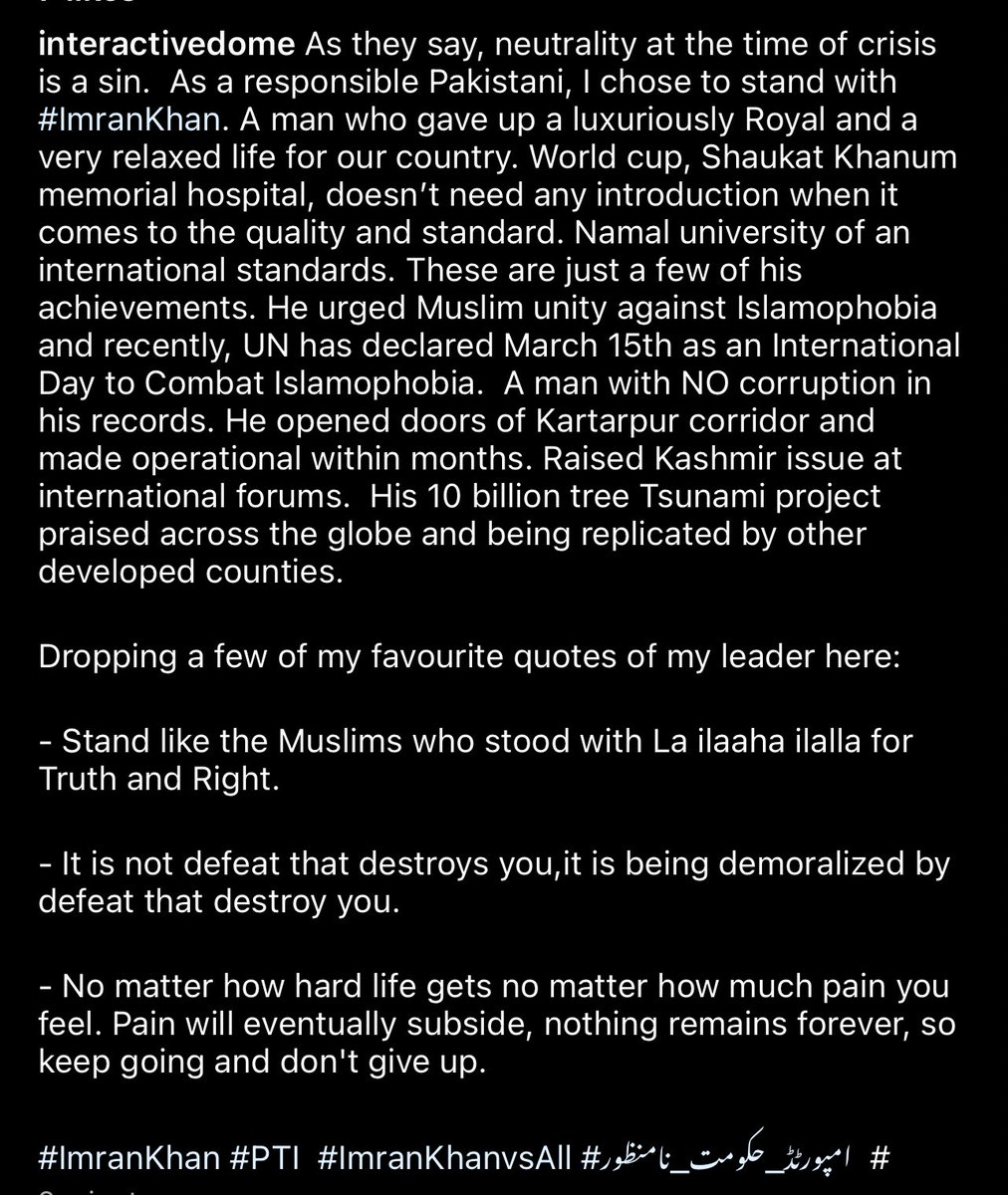 interactivedome's tweet photo. #ImranKhanvsAll #امپورٹڈ_حکومت_نامنظور  #MarchAgainstlmportedGovt  #SupremeCourt @PTIofficial  @ImranKhanPTI https://t.co/ZFCwyVBOgZ