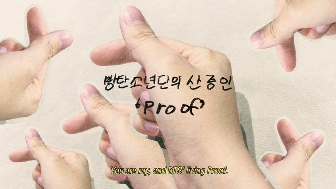 YOU ARE MY, AND BTS' LIVING PROOF #ProofOfInspiration1