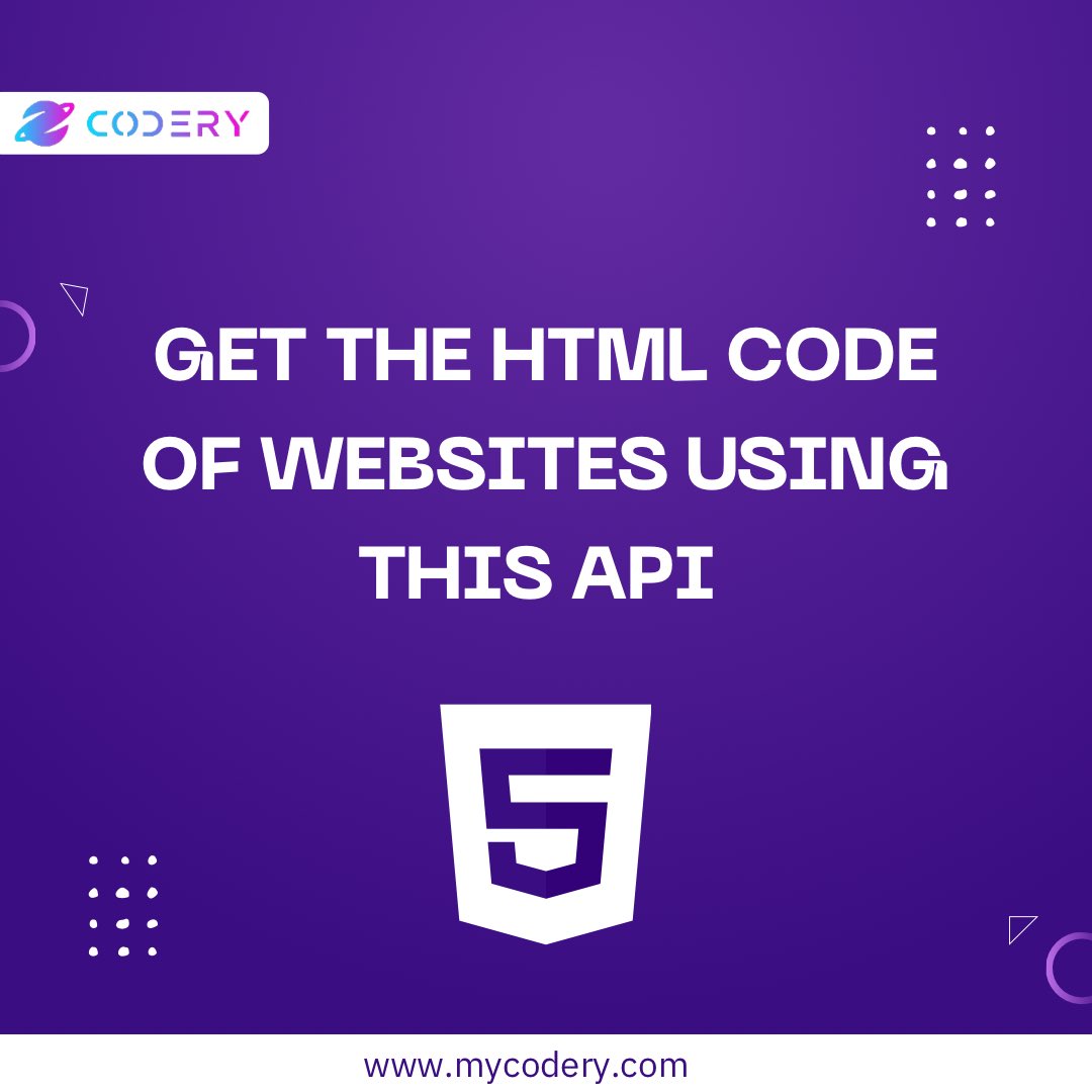 Zyla_Labs's tweet photo. π¨πΌβπ» Obtain the #HTML code of a #website using this web scraping #API.
ππΌ #Codery is the most appropriate API and come in a variety of #programming languages including #JSON, #Python and #PHP.
ππΌ Save time and money with Codery !
π https://t.co/4FcMXsKyxP https://t.co/8HPG8hANTn
