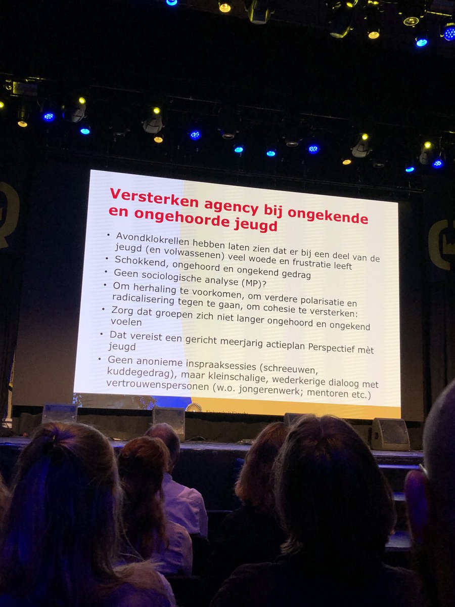 Terwijl ⁦@michadewinter⁩ ziet dat het #jongerenwerk bij uitstek de jongeren helpt regie over hun eigen leven (terug) te krijgen. Ook een terechte liefdesverklaring van #sterkjongerenwerk