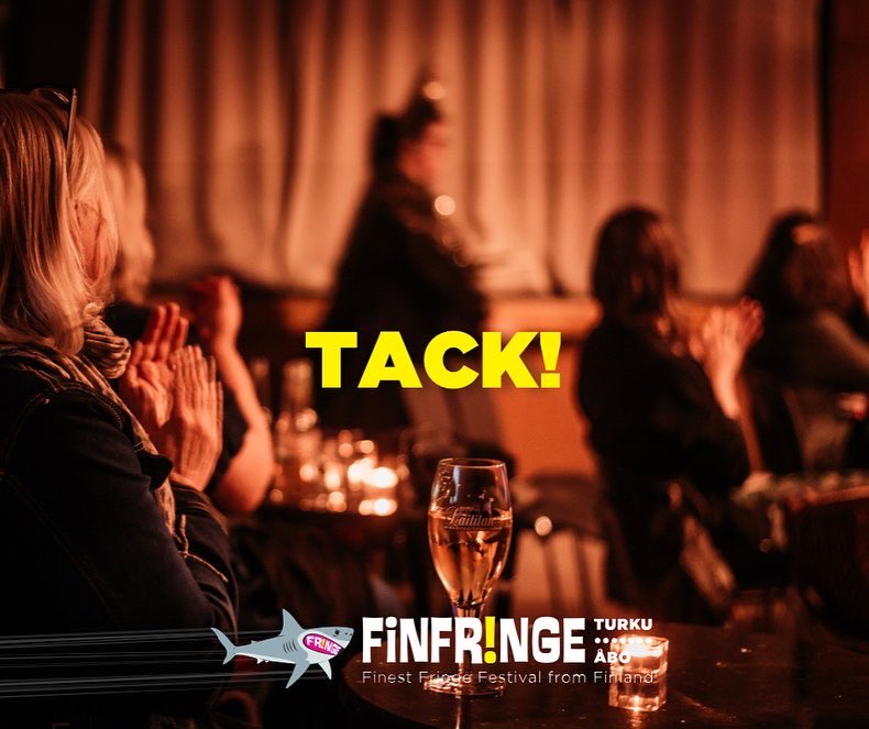 fin_fringe's tweet photo. Kiitos!
Tack!
Thank you!
➡️ 10.–13.5.2023 🤩
@TKteatteri @Linnateatteri @abosvenska
#finfringe #tapahtuma #event #evenemang #festival #kehuttu #suosittu https://t.co/m0ykwQCNlS
