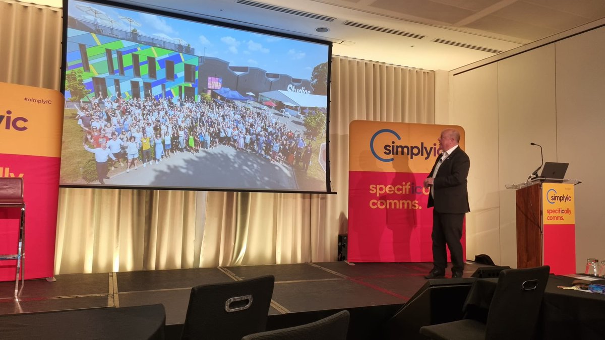 drpgroup's tweet photo. Weโve had a brilliant day at @simplycommโs simplyIC. Our CEO Dale did a fantastic talk all about comms that show your worth. We hope all that attended enjoyed ๐ย
ย
#simplyIC #InternalComms #CommsProfs https://t.co/QmbStKarwB