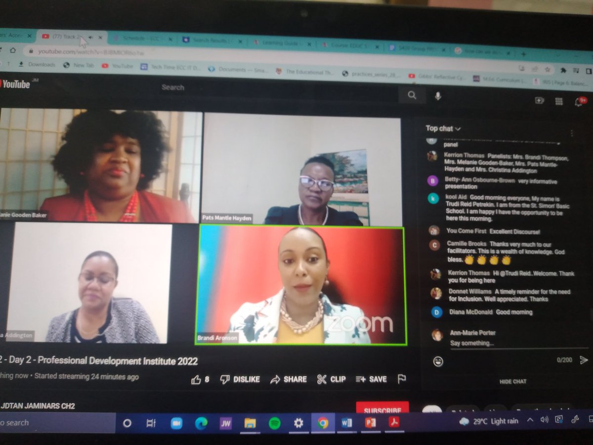 annie_porter1's tweet image. Panelists for Track 2- Not Down with Downs Syndrome lovely discussion ladies. #ECCPDI2022 is on now please join @ECCJA @BeeAronson @blanchcamp @KarleneDesland2