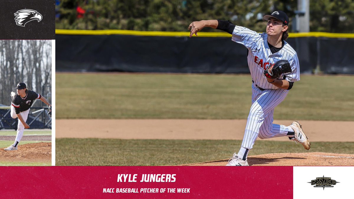 Edgewood Eagles (@edgewoodeagles) on Twitter photo NACC pitcher of the week - <a href="/Kyle_jungers/">Kyle Jungers</a> of @ecEagleBaseball!
Story - edgewoodcollegeeagles.com/news/2022/5/17… NACC pitcher of the week - <a href="/Kyle_jungers/">Kyle Jungers</a> of @ecEagleBaseball!
Story - edgewoodcollegeeagles.com/news/2022/5/17…