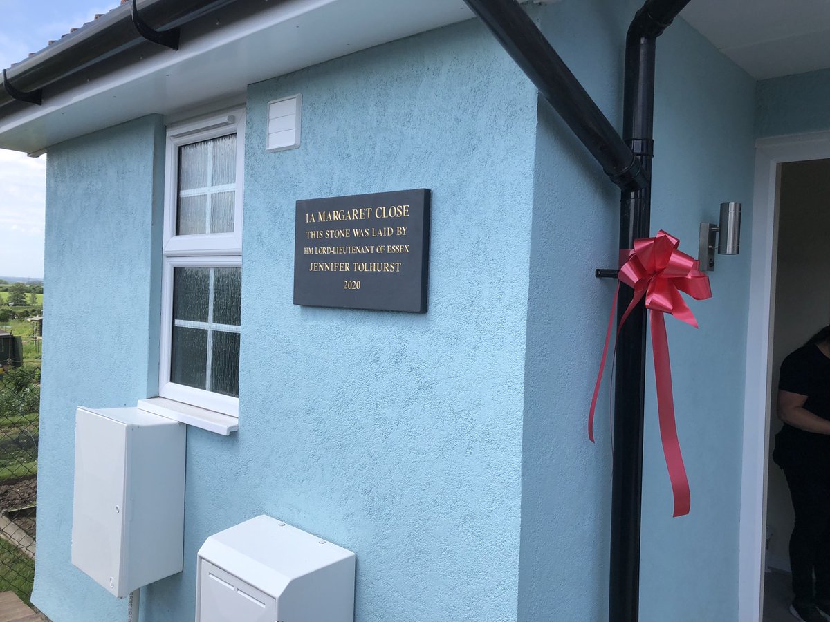 Two years after ⁦<a href="/Essex_LL/">Jennifer Tolhurst</a>⁩ laid the first stone it was a pleasure to represent her today for the official opening of England’s first Gap home to give young people coming from care their own door with community support. Well done Theydon Trust and ⁦⁦<a href="/barnardos/">Barnardo’s</a>⁩
