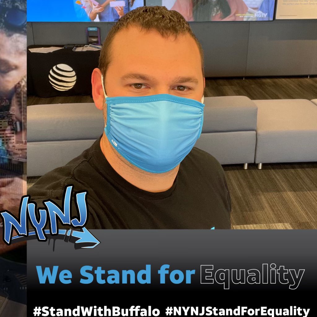 We stand with Buffalo and we stand for equality! #StandWithBuffalo #NYNJStandForEquality