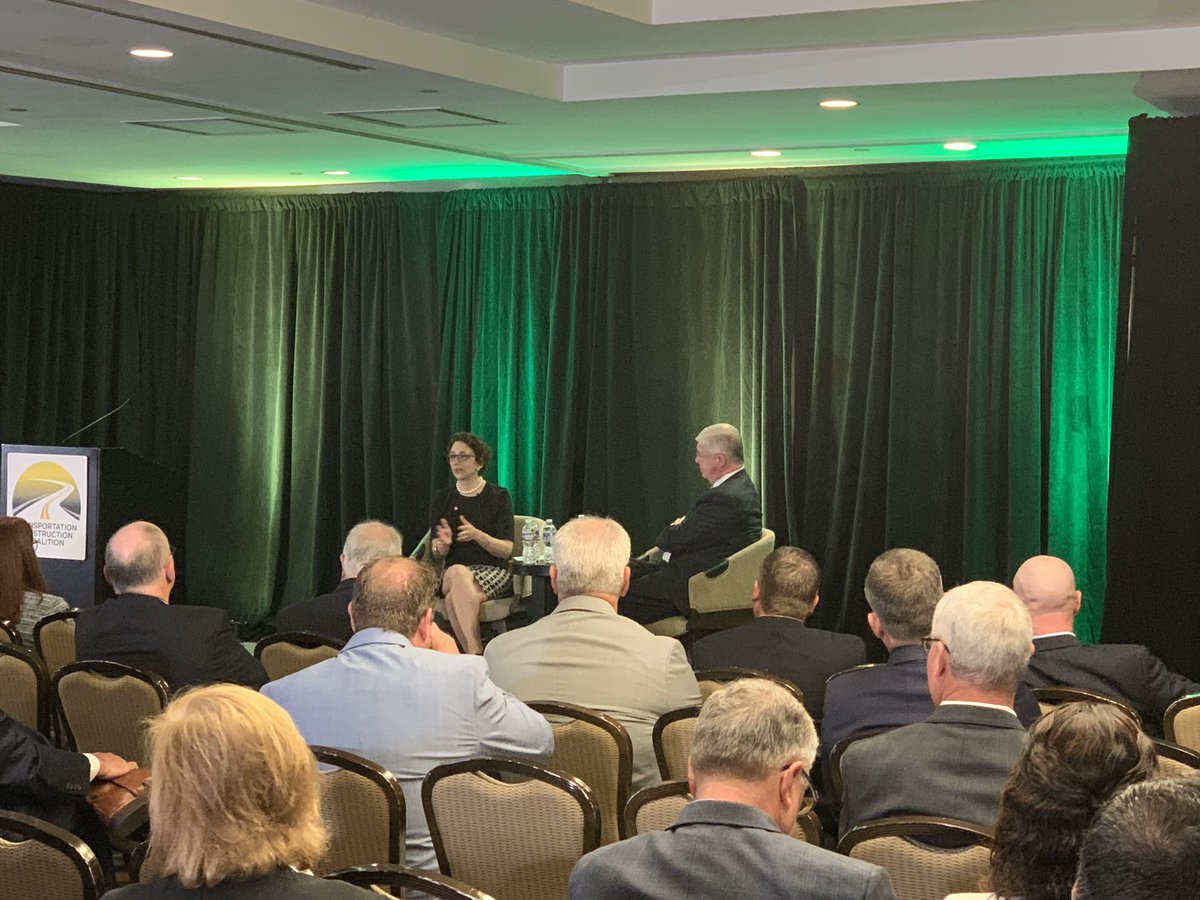 AEMAdvocacy's tweet photo. Great to hear from @USDOT Deputy Secretary @Pollytrott about the work the administration is doing to modernize our countryโs aging #infrastructure system. #TCCFlyIn https://t.co/4SEc8Xtiz9