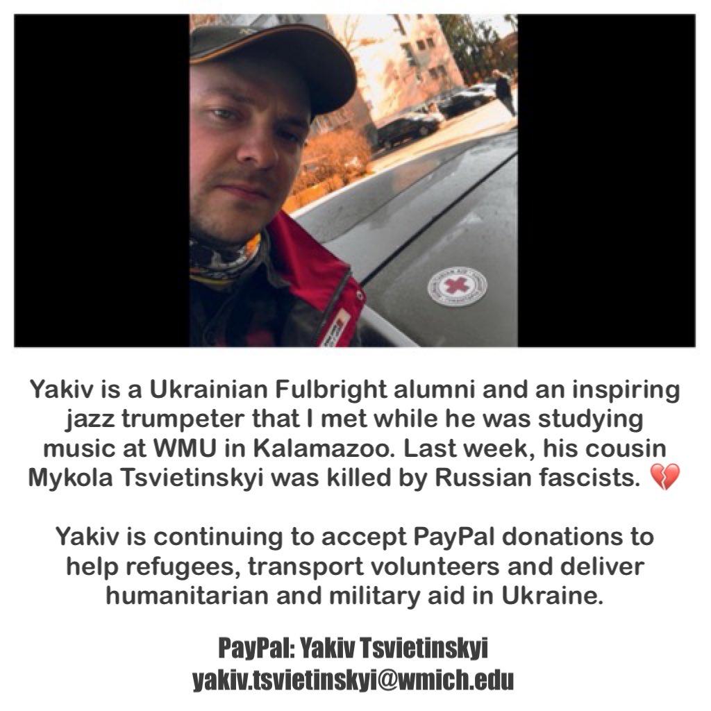 sammacooper's tweet photo. @yakiv_tsv PayPal: Yakiv Tsvietinskyi
yakiv.tsvietinskyi@wmich.edu https://t.co/XxiEe51Pd8