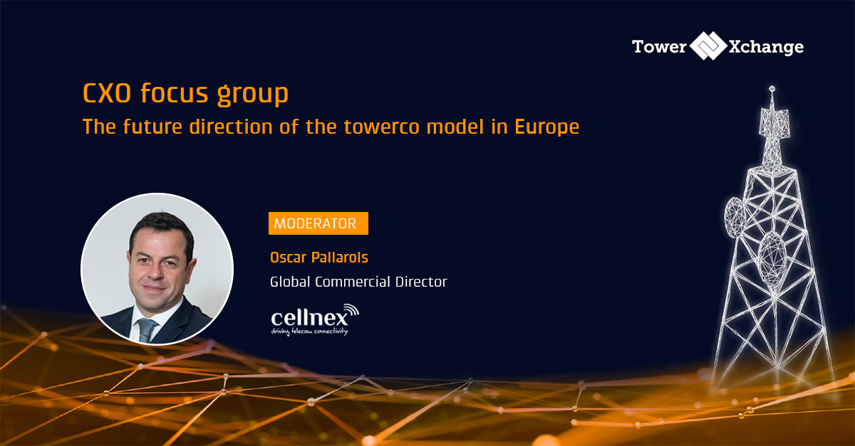 #Cellnex Global Commercial Director, <a href="/OPallarols/">Oscar Pallarols</a>  moderates the focus group on the #AugmentedTowerco concept. This session brings together a group of CXOs to discuss the need and roadmap for #towercos to expand into adjacent assets and services. 
#TowerXchange #TXMeetupEurope